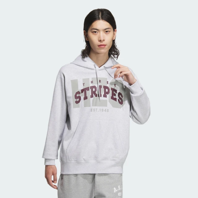 adidas 愛迪達 長袖上衣 男款 帽T 運動 亞規 CLG PO HOODIE 灰 JG8548