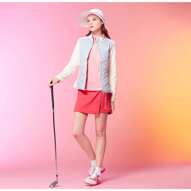 【Jack Nicklaus 金熊】GOLF女款防潑水鋪棉休閒外套(藍色)