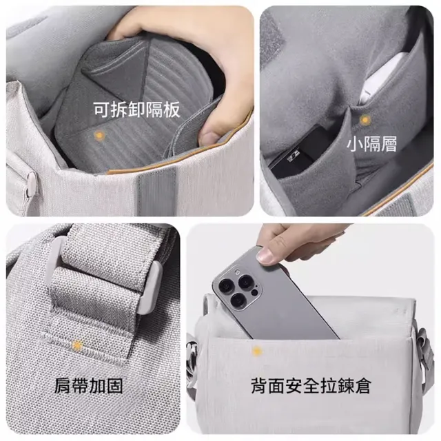 【Ulanzi 優籃子】F01 3L 輕量出行單肩包(相機鏡頭保護收納休閒數位攝影包)