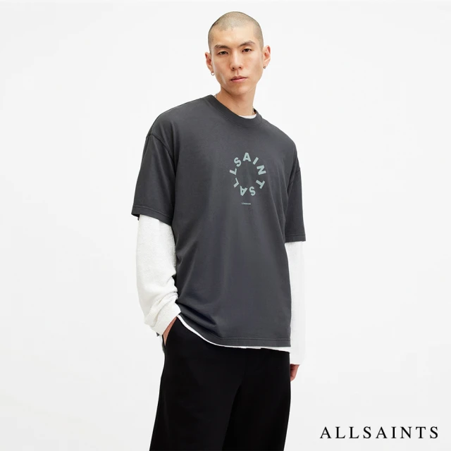 ALLSAINTS TIERRA 短袖T恤JACKSON BLUE(寬鬆版型)