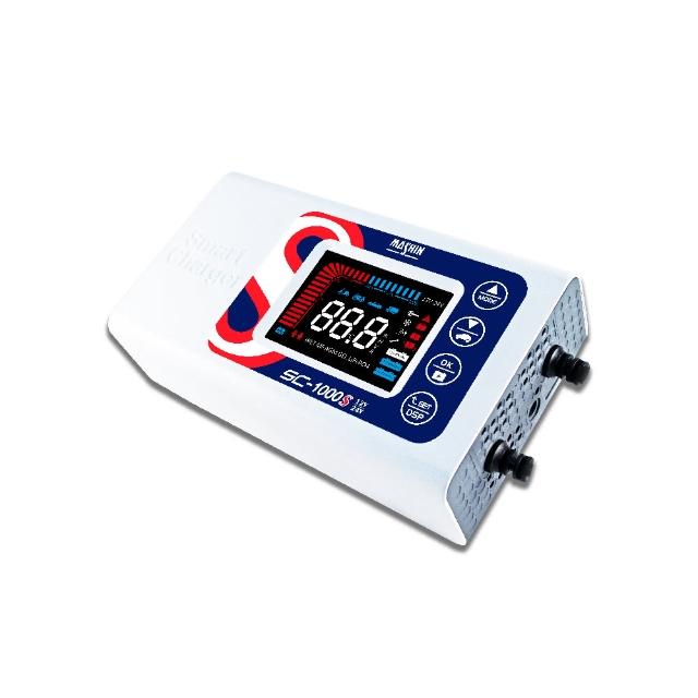 【麻新電子】SC-1000S 12V/24V 10A 微電腦控制全自動充電器(SC-1000S)