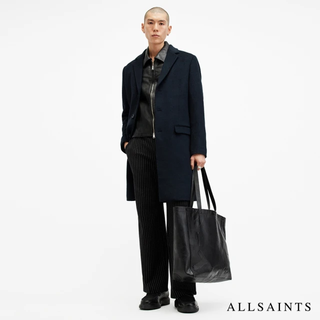 ALLSAINTS HAL 羊毛大衣NITE BLUE(常規版型)