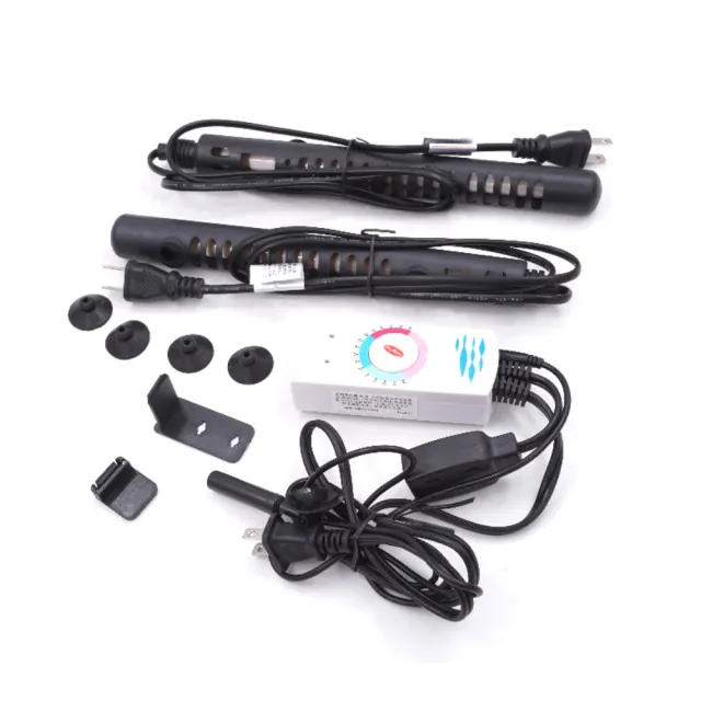 【MR.AQUA】水族先生 IC 電子控溫器1000W加溫器+ISTA石英管450W加熱2支(水族魚缸溫度控制)