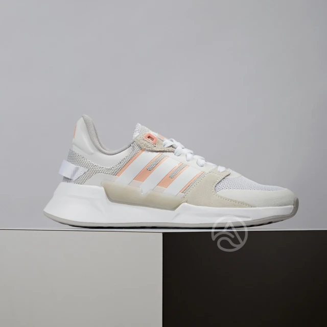 adidas 愛迪達 Run 90s 女鞋 白灰粉色 休閒鞋 老爹鞋 運動鞋 EF0587