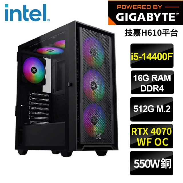 技嘉平台 i5十四核GeForce RTX 3050{金盞花