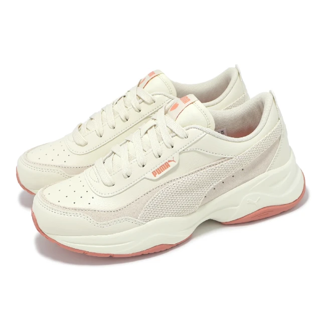 PUMA 休閒鞋 Cilia Mode Coquette 女鞋 米白 粉 厚底 緩衝 復古(397823-01)