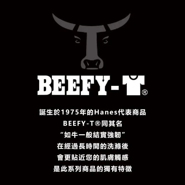 【Hanes】官方直營-BEEFY-T系列 口袋短袖T恤內衣 經典設計款(深綠色)
