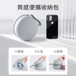 【Tourix】涼感冰絲雙駝峰護頸枕 質感便攜收納包 輕量舒適慢回彈記憶棉 出國旅遊旅行 U型枕飛機枕