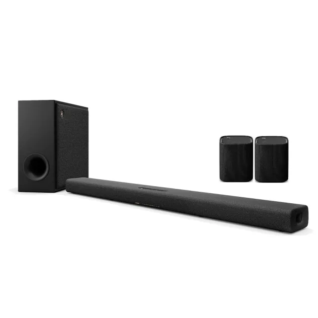 【Yamaha 山葉音樂】TRUE X BAR 50A 家庭劇院 聲霸 Soundbar 含後環繞 四件組(SR-X50A + WS-X1A)