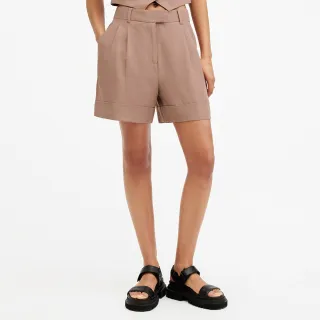 【ALLSAINTS】DERI 亞麻西裝短褲Doe Brown WT027Y(寬褲版型)
