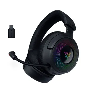 【Razer 雷蛇】Razer 北海巨妖耳機麥 V4 無線遊戲耳麥-黑色