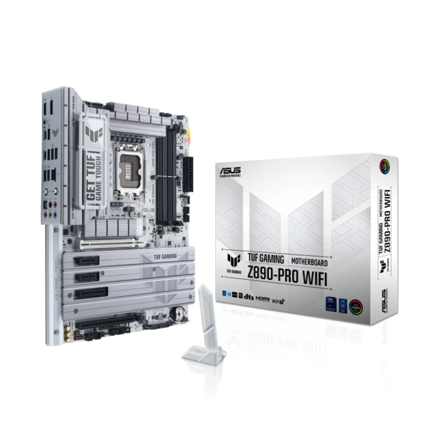 ASUS 華碩 TUF GAMING Z890-PRO WIFI 白色PCB電競主機板