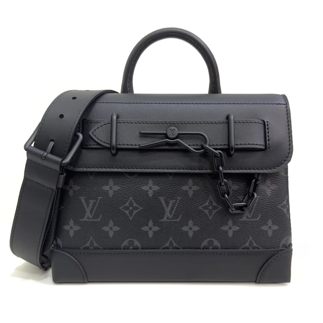 Louis Vuitton 路易威登 M46953 經典Monogram帆布Steamer PM系列手提斜背包(黑色)