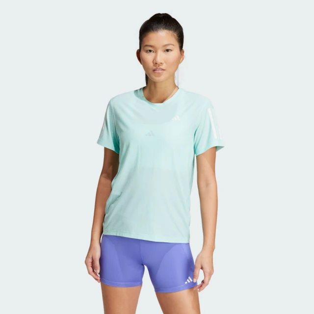 adidas 愛迪達 短袖上衣 女款 運動 OTR B TEE 綠 IV5493