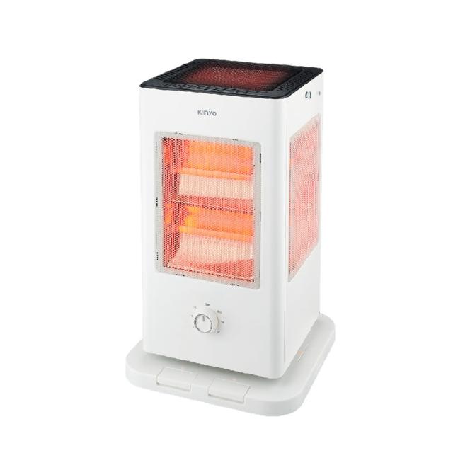 KINYO EH-520 發熱管採用高效1500W功率設計，尺寸W307xH500xD307 mm，重量僅3250g，適用AC110V/60Hz電壓。中國產地，BSMI許可字號R4A106，非人為損壞原廠保固一年。適合居家或商用加熱需求，不具可調溫度功能，提供穩定安全熱源。