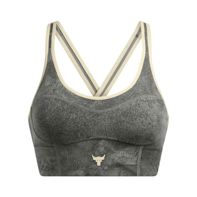 UNDER ARMOUR UA 女 Pjt Rock Infinity 中衝擊運動內衣_1384161-709(灰色)