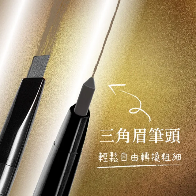 【好運道】湯鎮瑋-2025燦金眉筆水亮亮專案組(黃金開運棒/漢方五寶草/招財除障/國際彩妝師認證)