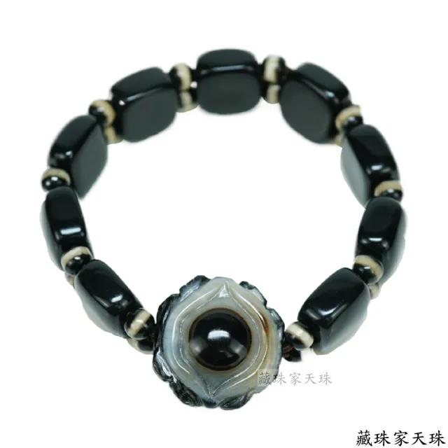 【藏珠家】精品財咒天眼+大手印天珠手鍊