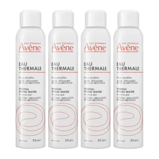 【Avene 雅漾】舒護活泉水 300ml*4入組 -平行輸入(法文版)