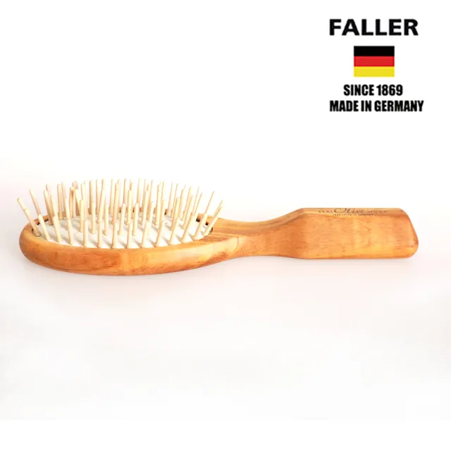 【FALLER 芙樂】德國製好橄覺橄欖木氣墊柔順美髮梳(順髮梳/梳頭造型美容/雙11)