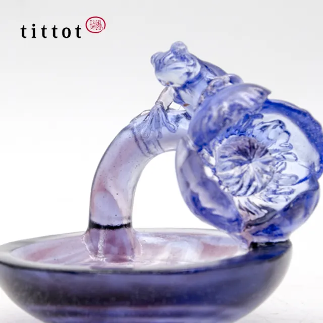 【tittot 琉園】步步高-琉璃擺飾(迎賓/禮品/典藏/水晶/祝福/招財)