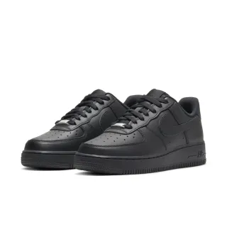 【NIKE 耐吉】運動鞋 休閒鞋 女鞋 男鞋 WMNS AIR FORCE 1 07 全黑 AF1(DD8959001)