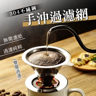 【德國康尼菲】免燙手不鏽鋼雙層加密咖啡過濾器