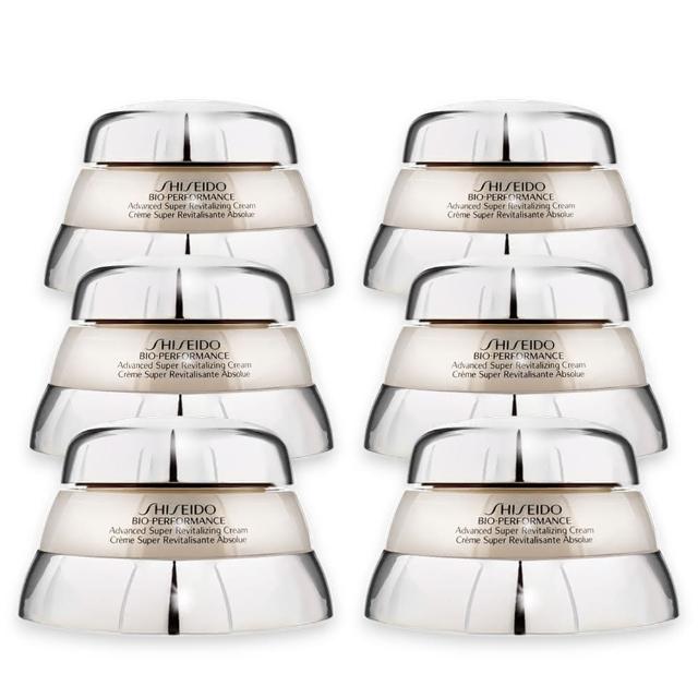 【SHISEIDO 資生堂國際櫃】百優精純乳霜 75mlx6入(國際航空版 乳霜/保濕/抗老)