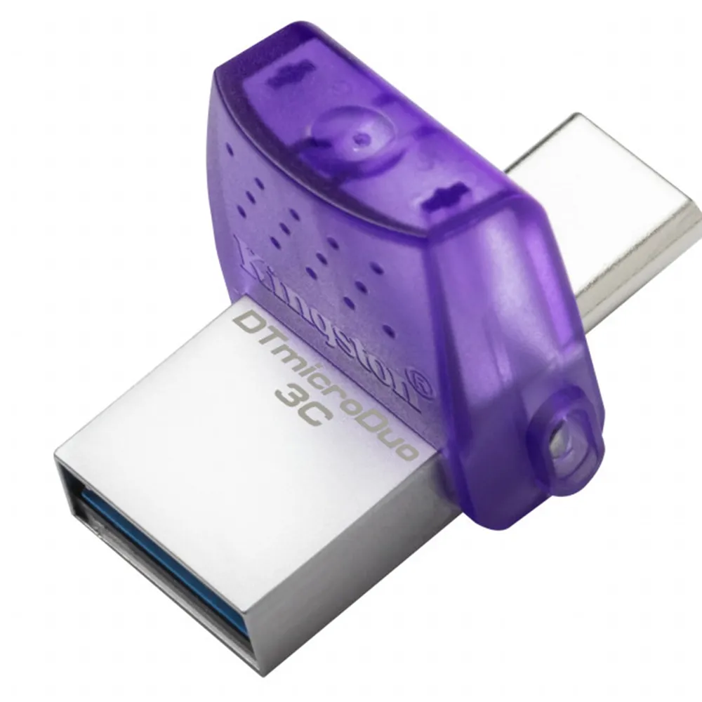 【Kingston 金士頓】DataTraveler MicroDuo 3C 256GB 雙介面 TypeC 隨身碟(USB3.2 Gen1  原廠5年保固)