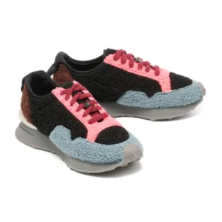 【MISS 21】捲毛少女超Q綁帶撞色厚底休閒鞋(藍)