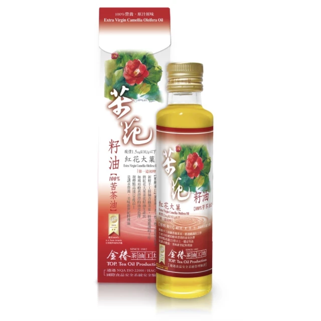 金椿茶油工坊有限公司 紅花大俽茶花籽油 2罐組(300ml)