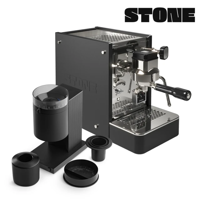 STONE Espresso Lite 半自動義式咖啡機(黑／白兩色任選)+【FELLOW】OPUS 錐刀磨豆機 APPATW