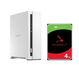 【QNAP 威聯通】搭希捷 4TB ★ TS-133 1Bay NAS 網路儲存伺服器