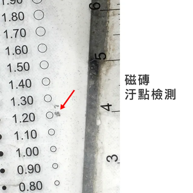 【HOME+】水泥裂縫規 菲林尺 1號到4號 各10張 裂縫檢測 刻度尺 檢驗卡 黑點卡 B-DDC06-40(對照卡 點線規)