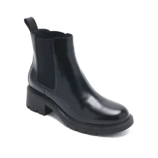 【Pineapple Outfitter】BENITO 經典側面鬆緊厚跟短靴(黑色)