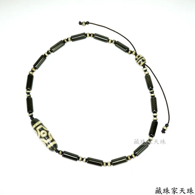 藏珠家】黑玉髓六眼天珠項鍊- momo購物網- 好評推薦-2026年5月