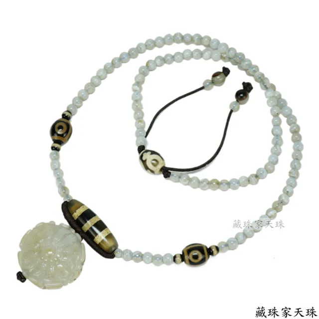 藏珠家】精品31mm財咒天眼+十字金剛杵天眼天珠項鍊- momo購物網- 好評