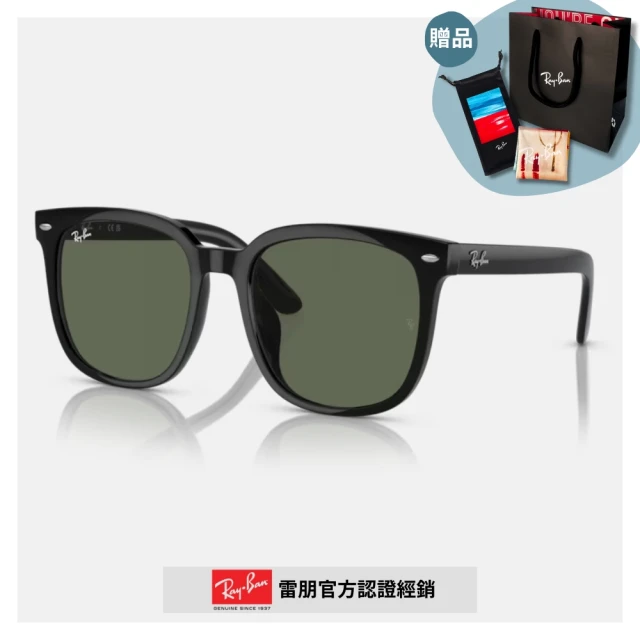 RayBan 雷朋 方形膠框太陽眼鏡(RB4401D-601/87、601/71 57mm)