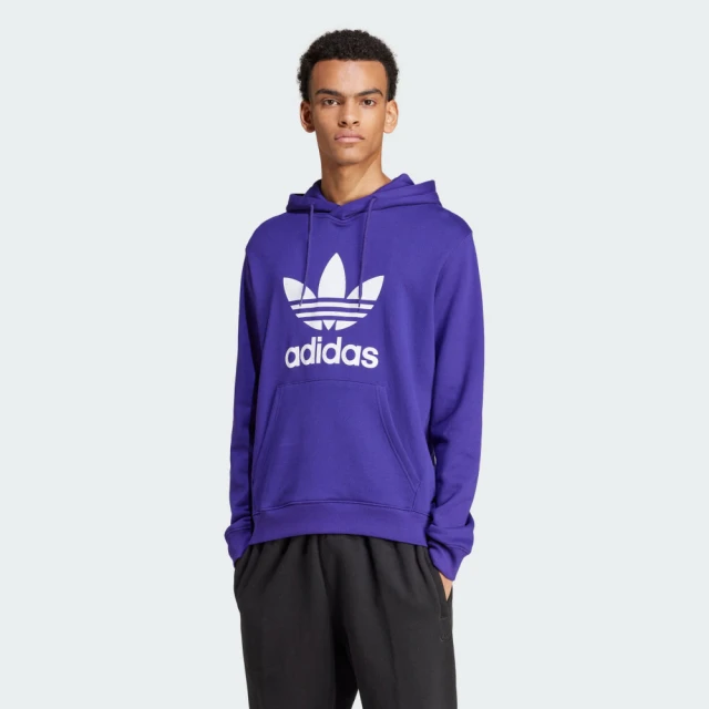 adidas 愛迪達 運動服 帽T 連帽上衣 男上衣 TREFOIL HOODY(IZ2362)