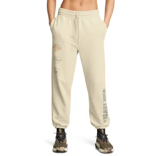 【UNDER ARMOUR】UA 男女同款 巨石強森 Project Rock HWT 長褲_1386445-273(米色)