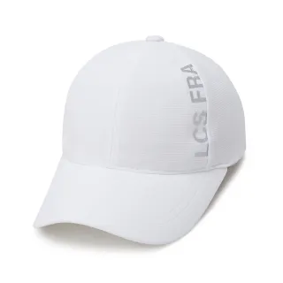 【LE COQ SPORTIF 公雞】高爾夫系列 男款白色LOGO高爾夫球帽QGU0K191