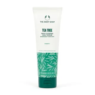 【THE BODY SHOP 美體小舖】茶樹淨膚調理磨砂膏(125ML/淨化毛孔)