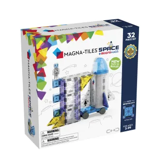 【Magna-Tiles】磁力積木32片-太空梭(開啟孩子太空冒險)