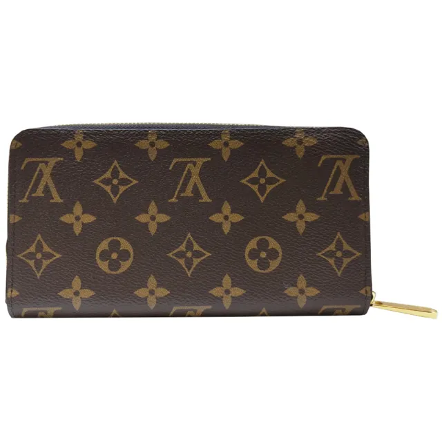【Louis Vuitton 路易威登】M41896  經典Monogram花紋ㄇ字拉鍊長夾(紅色)
