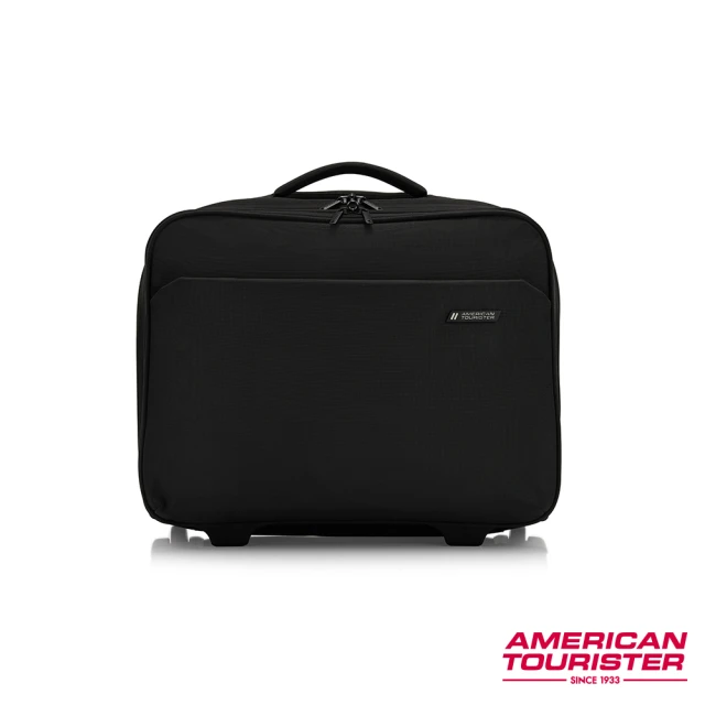 AMERICAN TOURISTER 美國旅行者 16吋 RUBIO ASR 抗菌簡約布箱/登機箱/機長箱(黑色)