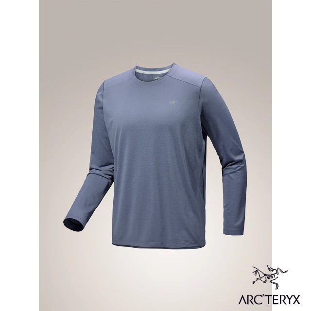 Arcteryx 始祖鳥 男 Cormac 快乾長袖圓領衫(雲層雜藍)