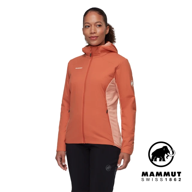 Mammut 長毛象 Rime Light IN Flex Hooded Jacket W 機能化纖連帽外套 磚紅/石英粉 女款 #1013-03170