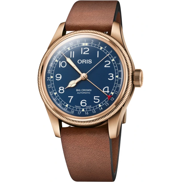 ORIS 豪利時 時空旅人 指針式日期青銅錶-40mm(0175477413165-0752058BR)