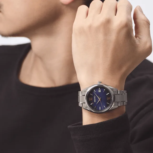 【SEIKO 精工】SELECTION Eternal Blue 太陽能電波限量錶-39.5mm藍(B72-0AH0U/SBTM355J)