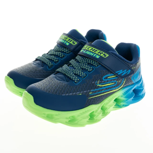 SKECHERS 男童系列 燈鞋 VORTEX 2.0(400604LNVBL)